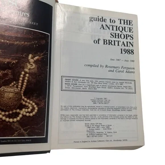 1988 Guide to The Antique Shops of Britain ( Hardcover, Mallett ) - Picture 5 of 6